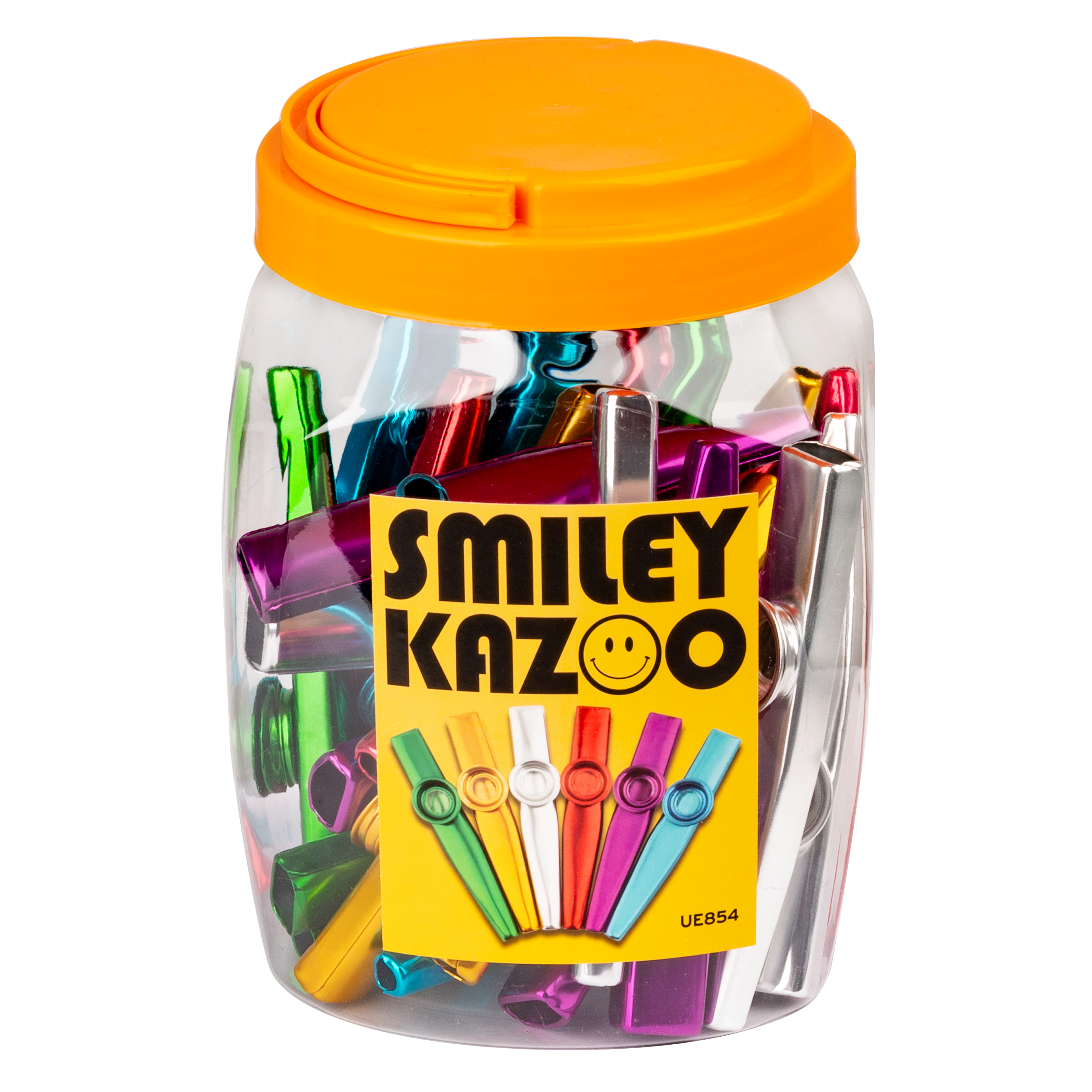 Mano Percussion | UE854 | Smiley Kazoo | Asst. Colours Mano Percussion | UE854 | Smiley Kazoo | Asst. Colours